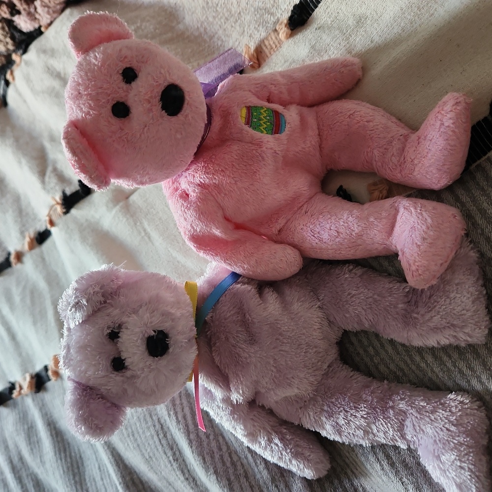 Ty Multicolor Stuffed Bear Collection - Picture 5 of 6
